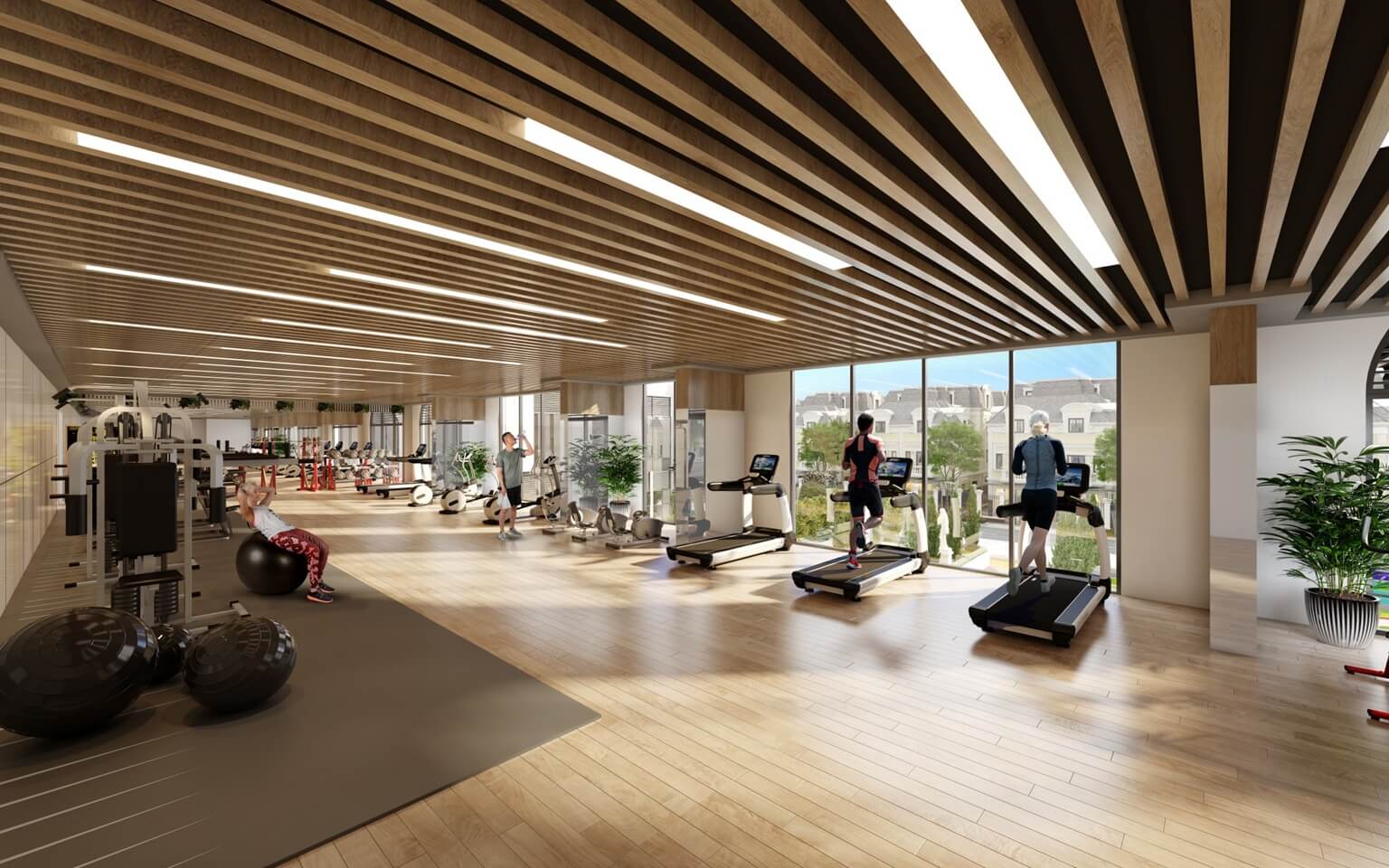 tiện ích dự án chung cư Central Lakeside Trung Văn