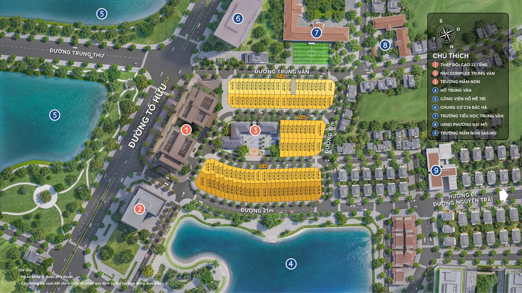 mặt bằng dự án central lakeside trung văn tố hữu