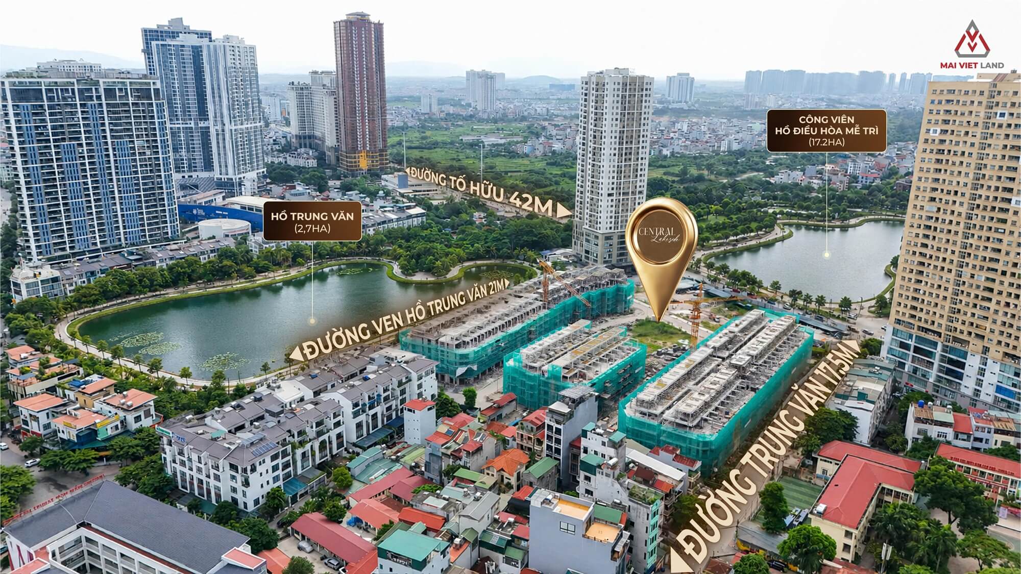 tiến độ dự án central lakeside trung văn tháng 6/2026
