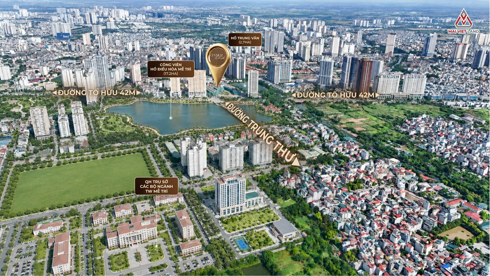 tiến độ dự án central lakeside trung văn tháng 6/2026