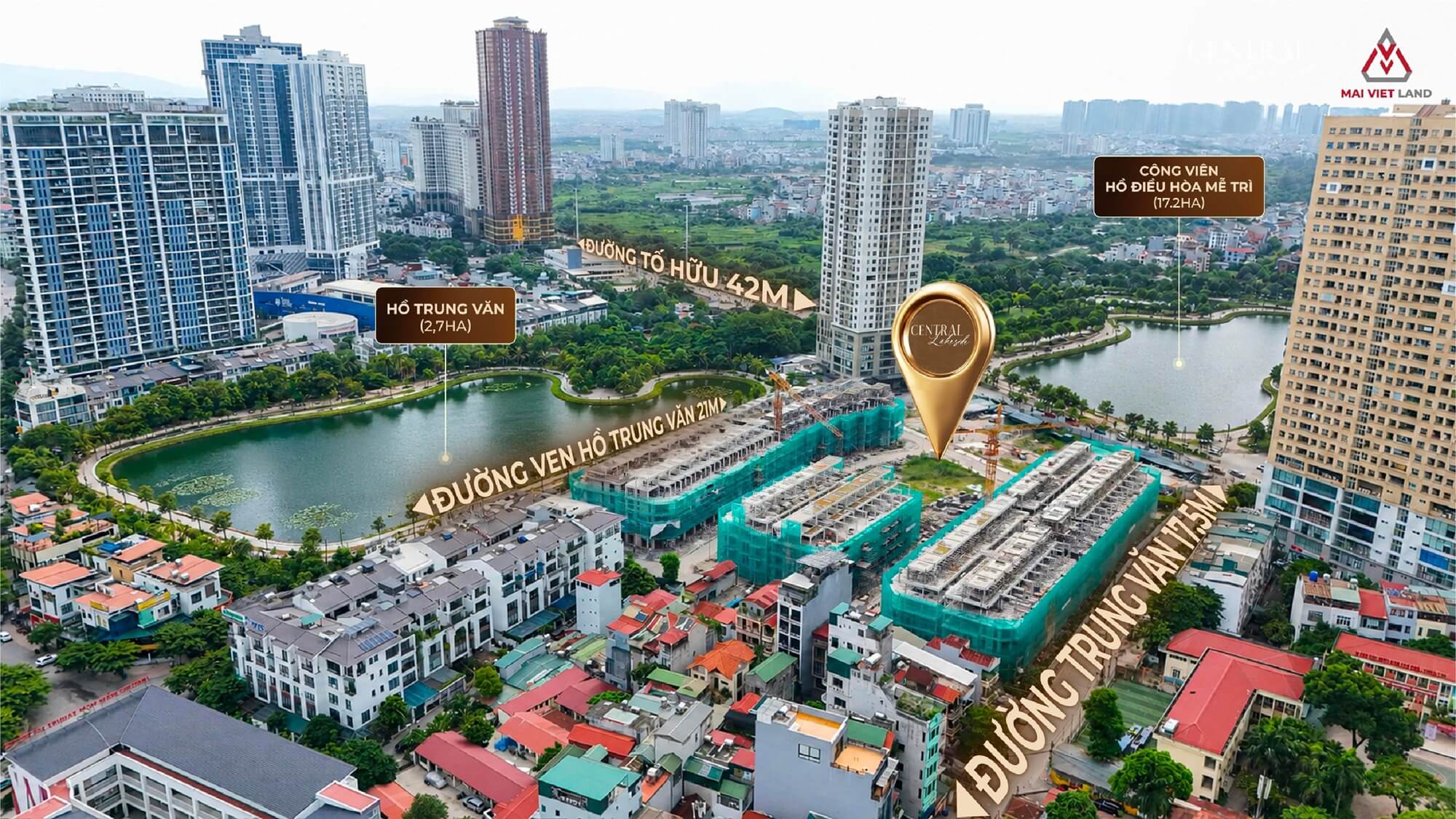 tiến độ xây dựng dự án central lakeside trung văn tố hữu