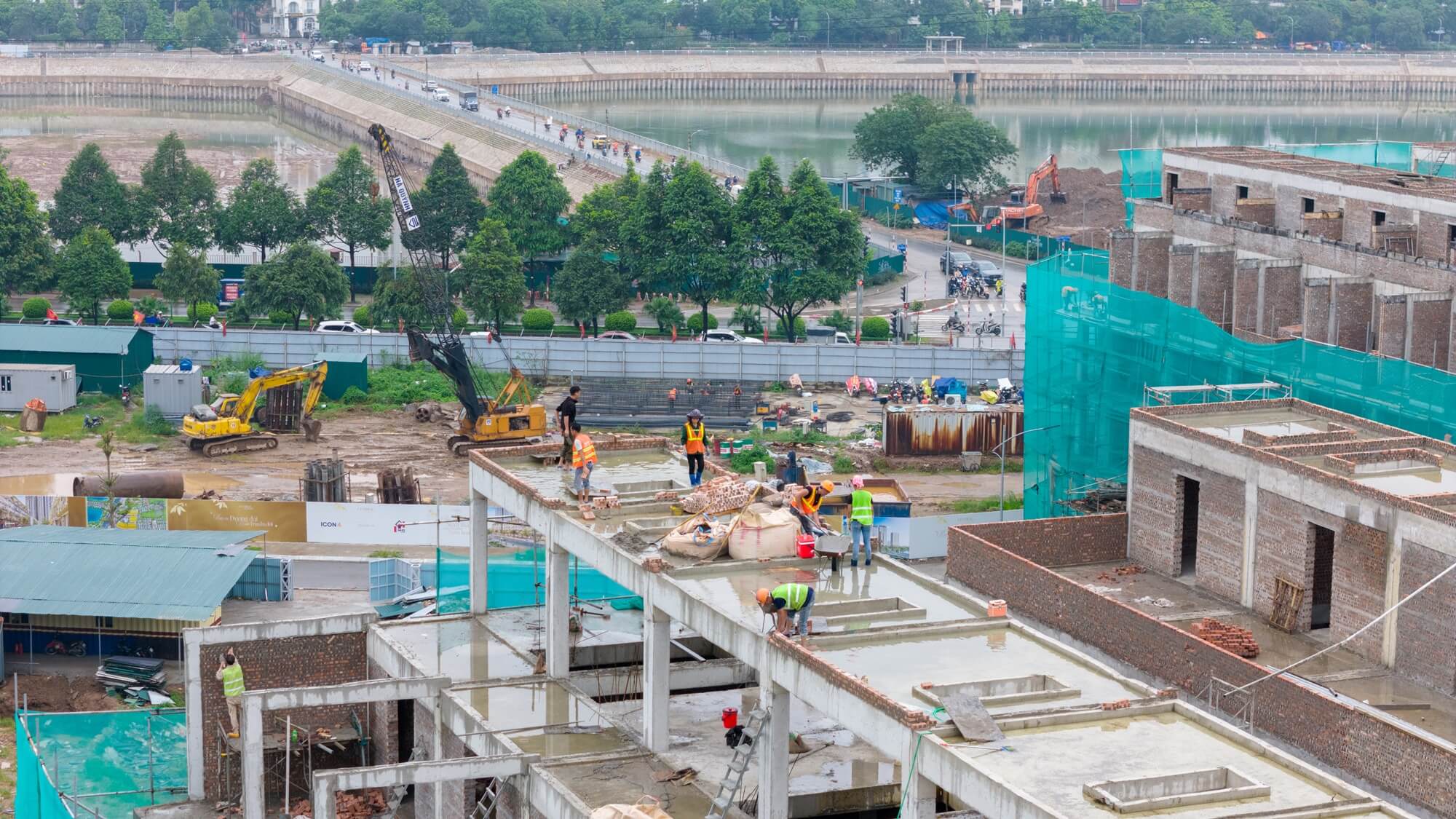 tiến độ dự án central lakeside trung văn tháng 7/2026