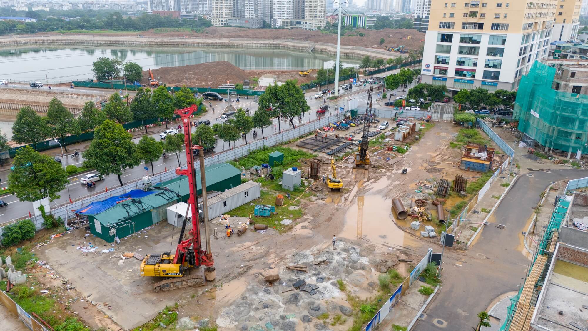 tiến độ dự án central lakeside trung văn tháng 7/2026
