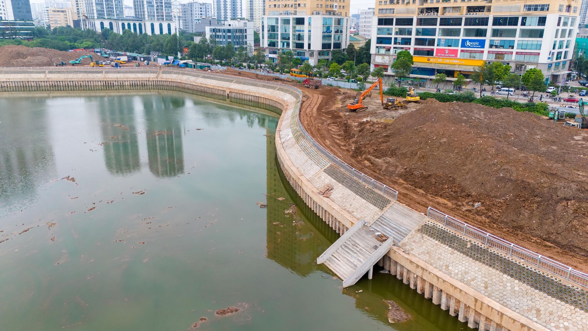 tiến độ dự án central lakeside trung văn tháng 7/2026